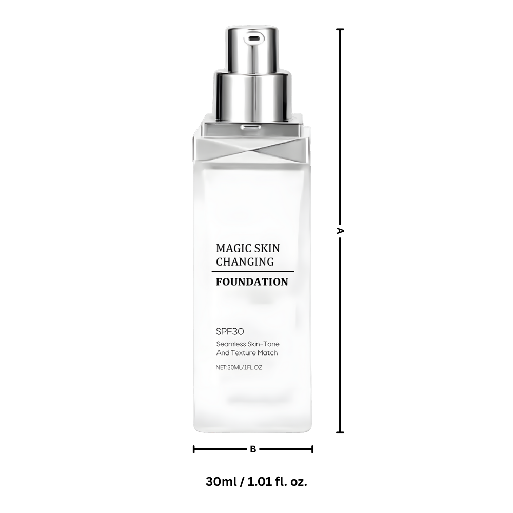 Fond de teint SPF 30 à teinte changeante - Ozerty