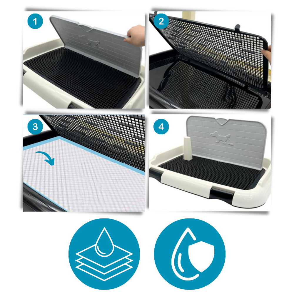 Tapis de propreté pour chien anti-éclaboussures
- Ozerty