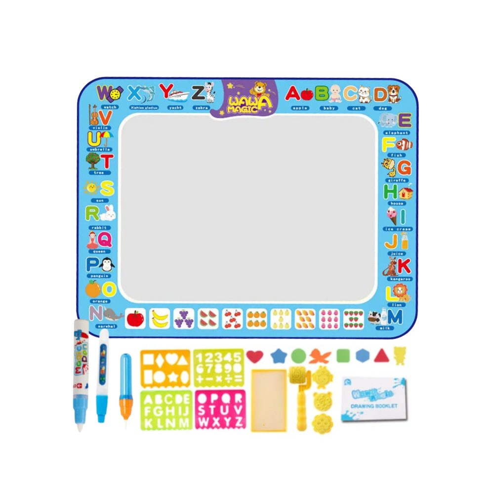 Tapis de gribouillage stimulant à l'eau
 -Alphabet - Ozerty