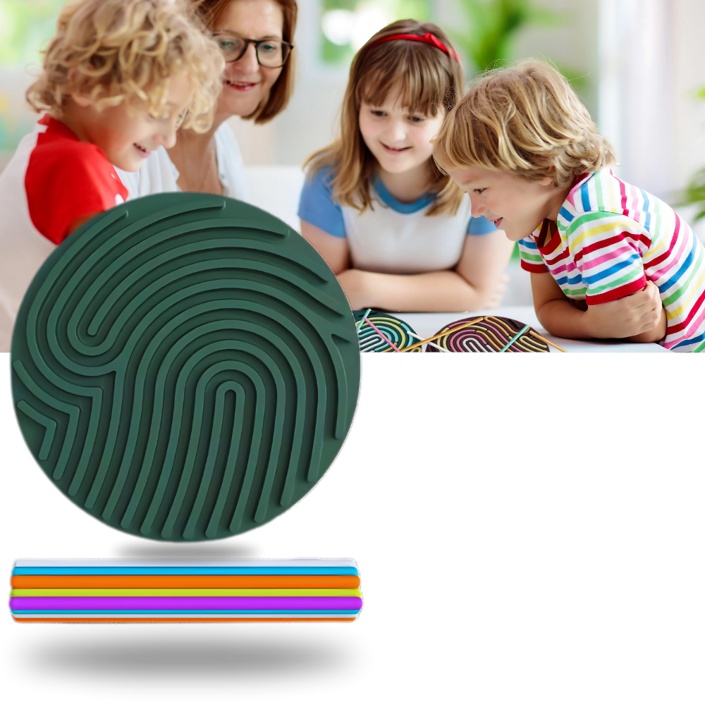 Tableau d'activités sensorielles anti-stress - Ozerty