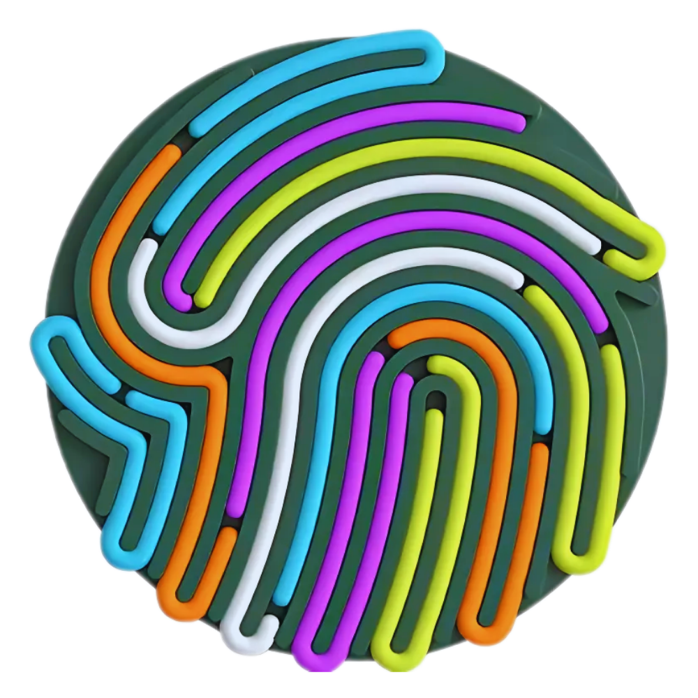 Tableau d'activités sensorielles anti-stress -Vert - Ozerty