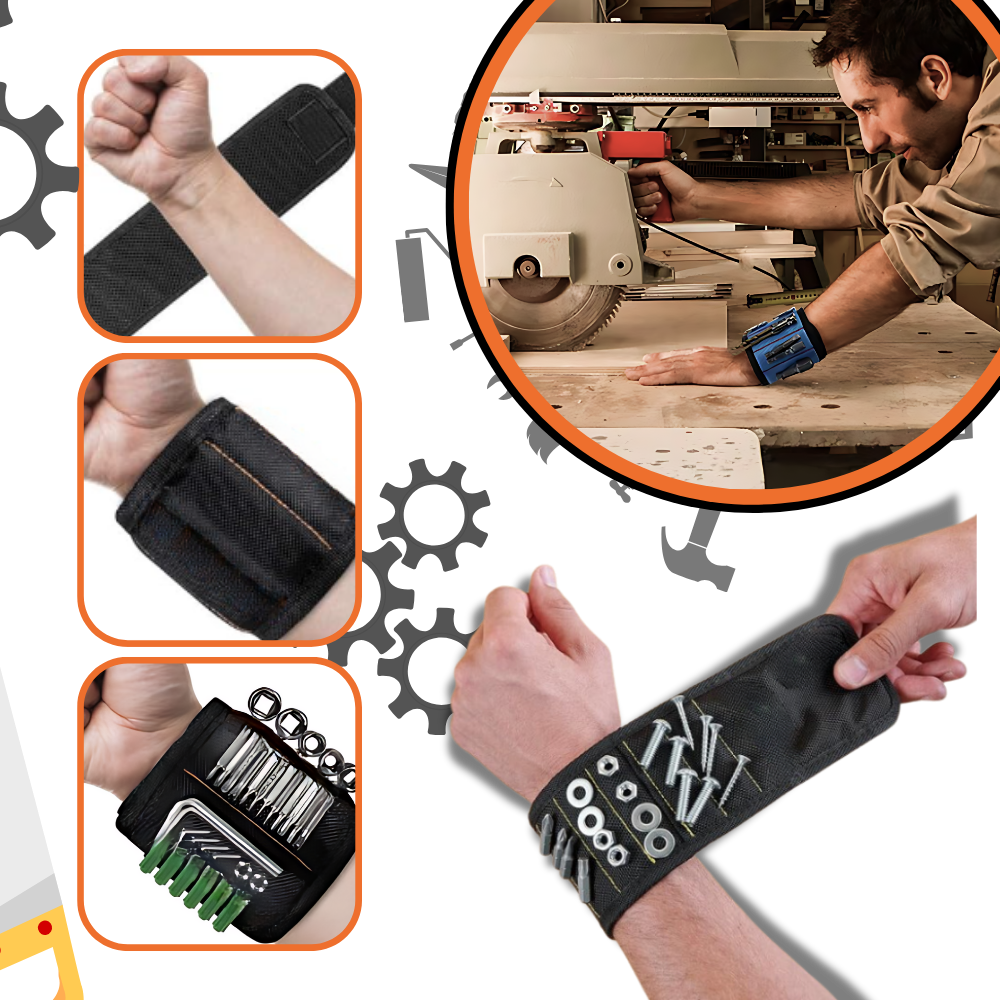 Bracelet magnétiques en tissu Oxford robuste
- Ozerty