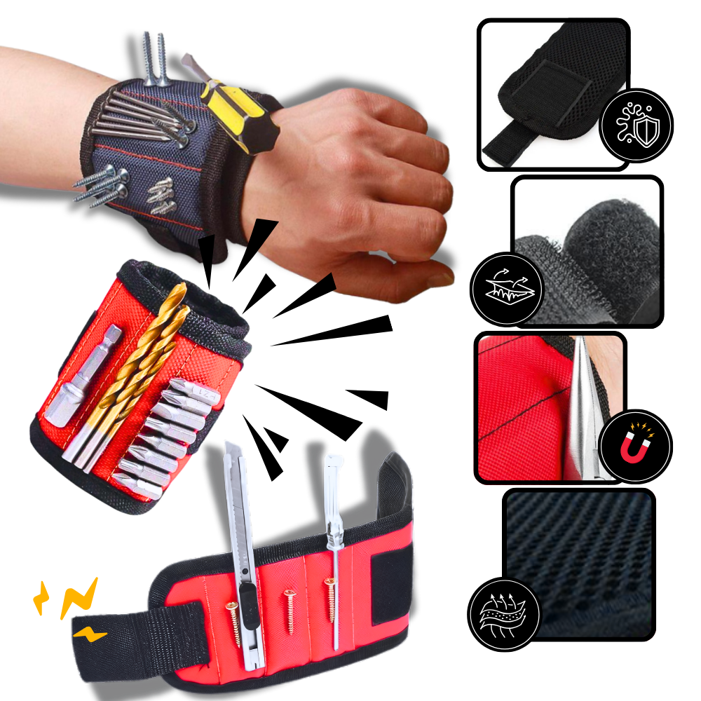 Bracelet magnétiques en tissu Oxford robuste
- Ozerty