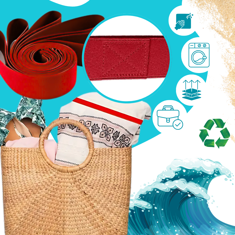 Bande élastique résistante pour serviette - Ozerty