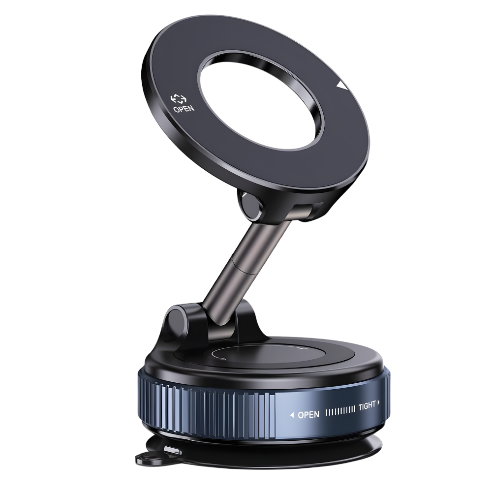 Support magnétique robuste et fiable pour téléphone -Noir - Ozerty