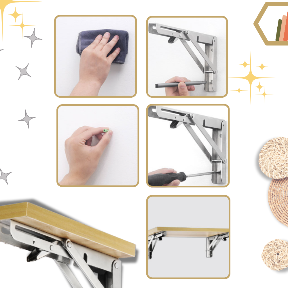 Support pour table rabattable à fixation murale
- Ozerty