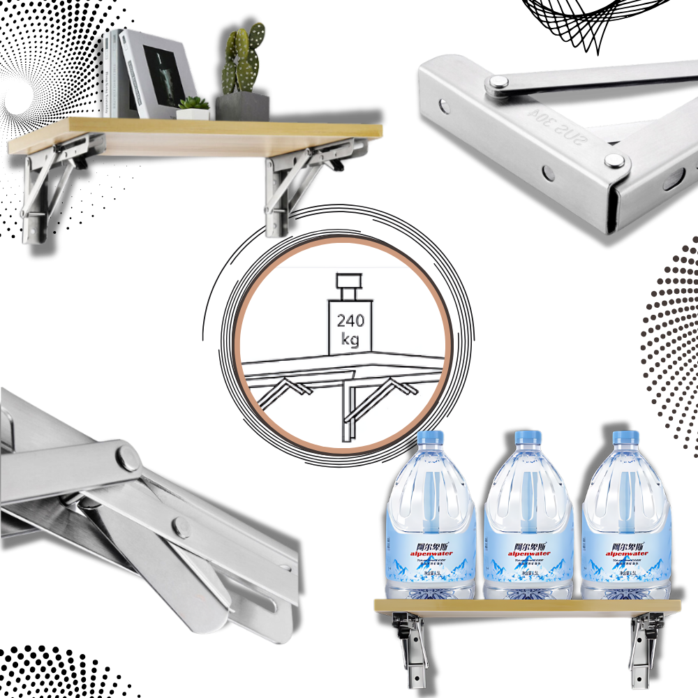 Support pour table rabattable à fixation murale
- Ozerty