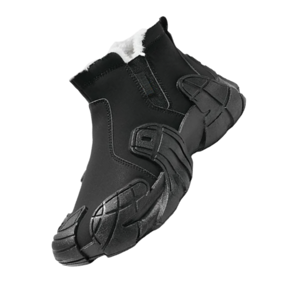 Bottines imperméables élégantes pour hommes -Noir - Ozerty