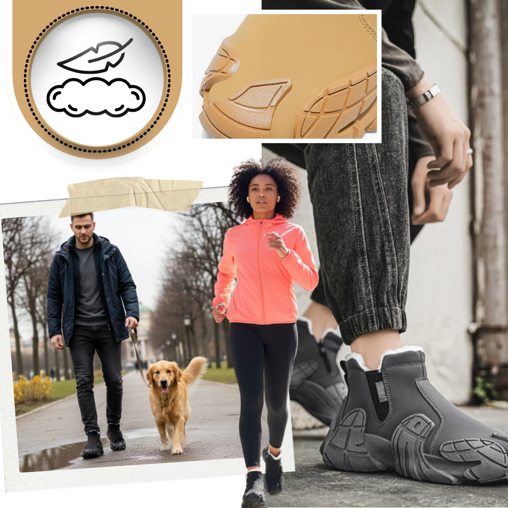 Bottines imperméables élégantes pour hommes - Ozerty