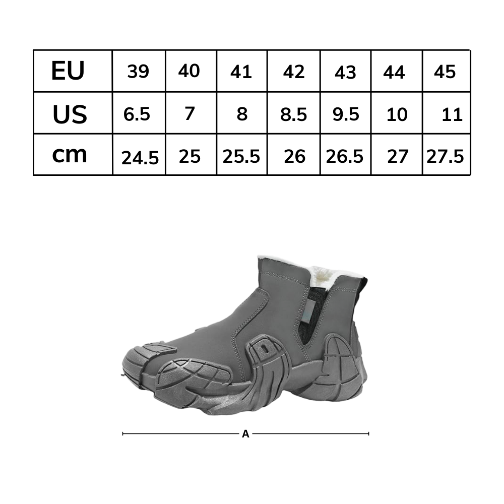 Bottines imperméables élégantes pour hommes - Ozerty