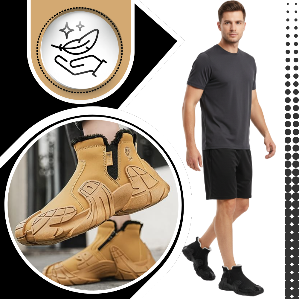 Bottines imperméables élégantes pour hommes - Ozerty