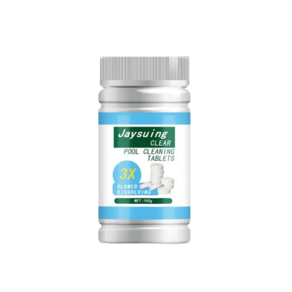 Tablettes de chlore extra purifiantes pour la piscine
-100 g/3,52 oz - Ozerty