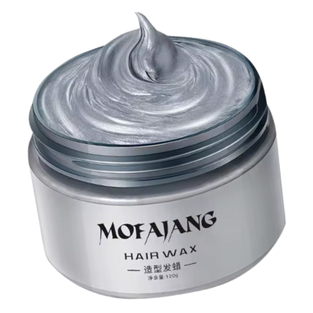 Cire capillaire colorante -Gris - Ozerty