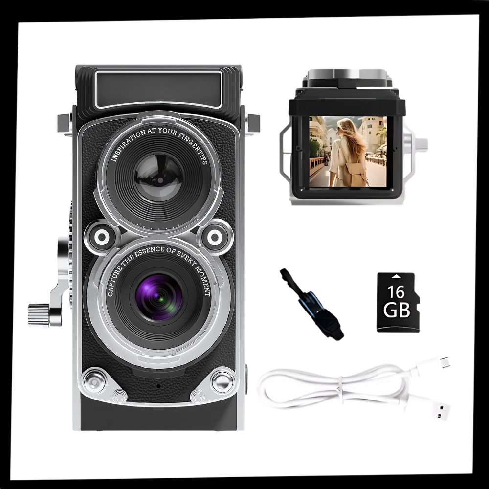 Appareil photo numérique TLR Vintage - Ozerty