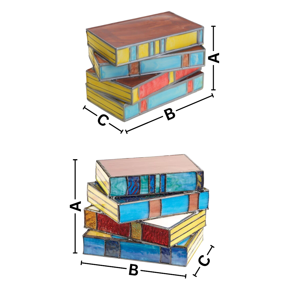 Lampe intemporelle livres empilés
- Ozerty