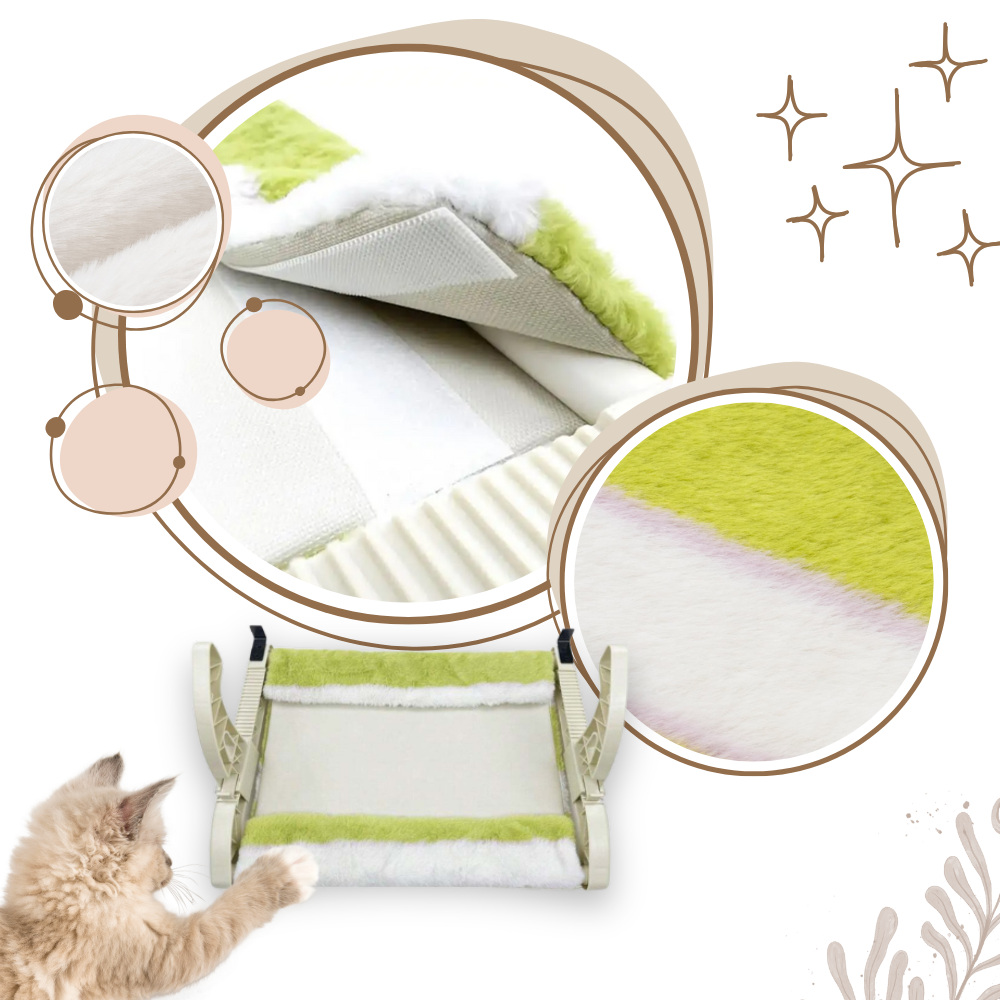 Lit pour chat et perchoir de fenêtre sans outil - Ozerty