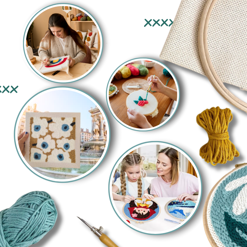 Kit de broderie thérapeutique - Ozerty