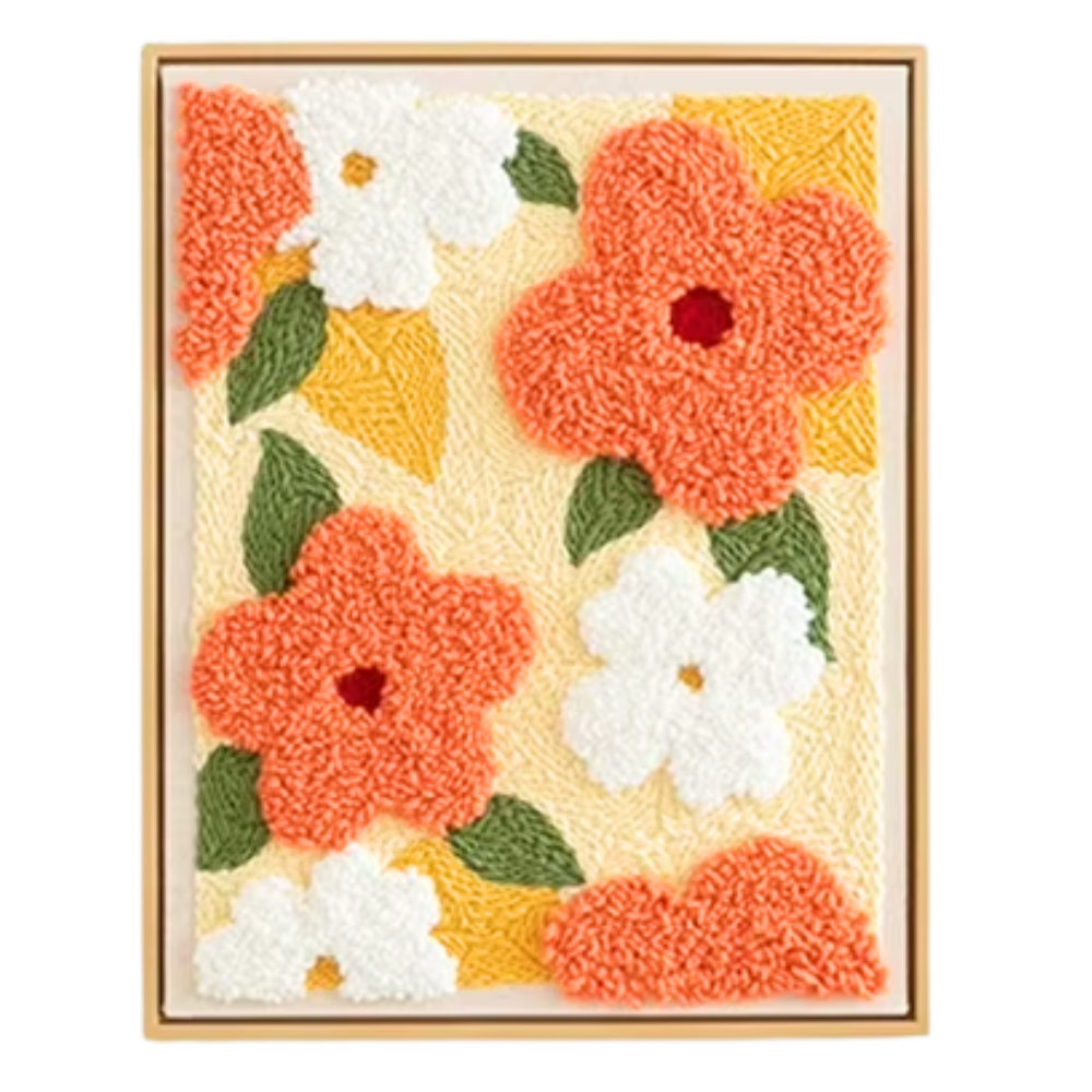 Kit de broderie thérapeutique -Kit de fleurs - Ozerty