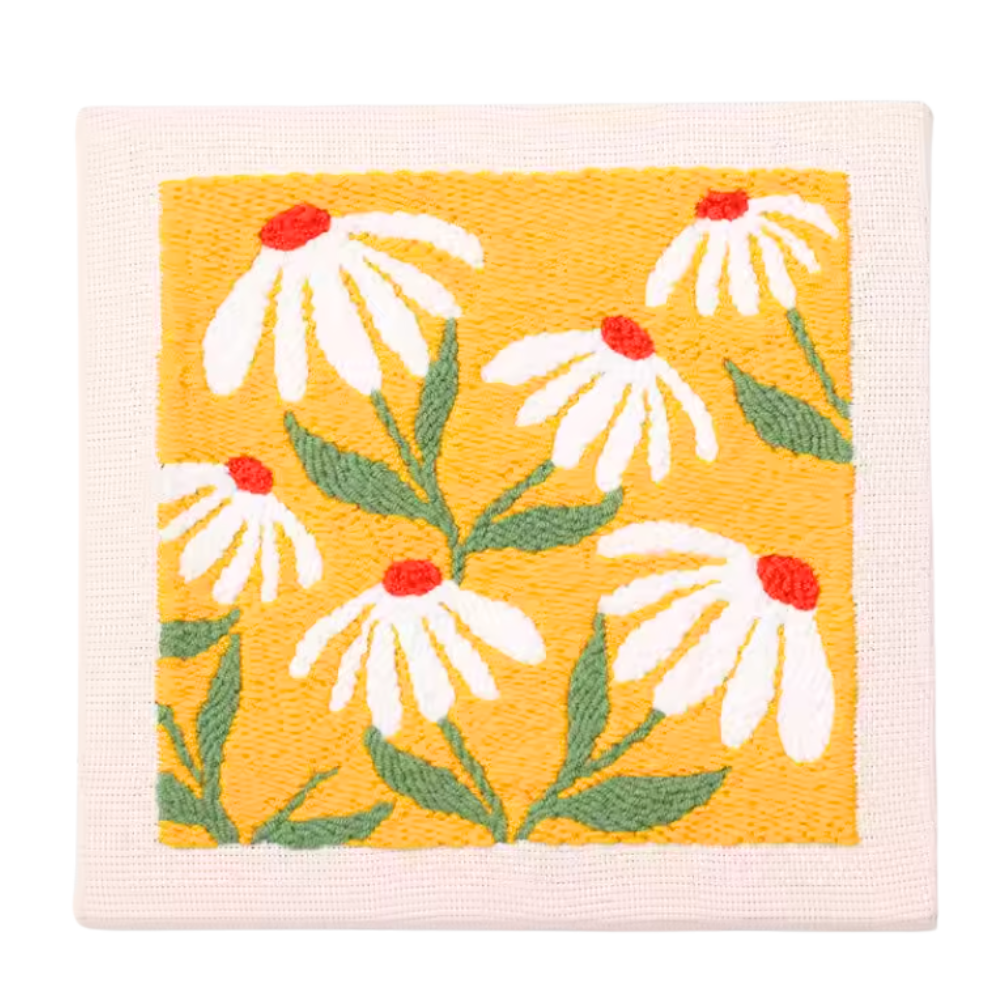 Kit de broderie thérapeutique -Kit fleurs de lys - Ozerty