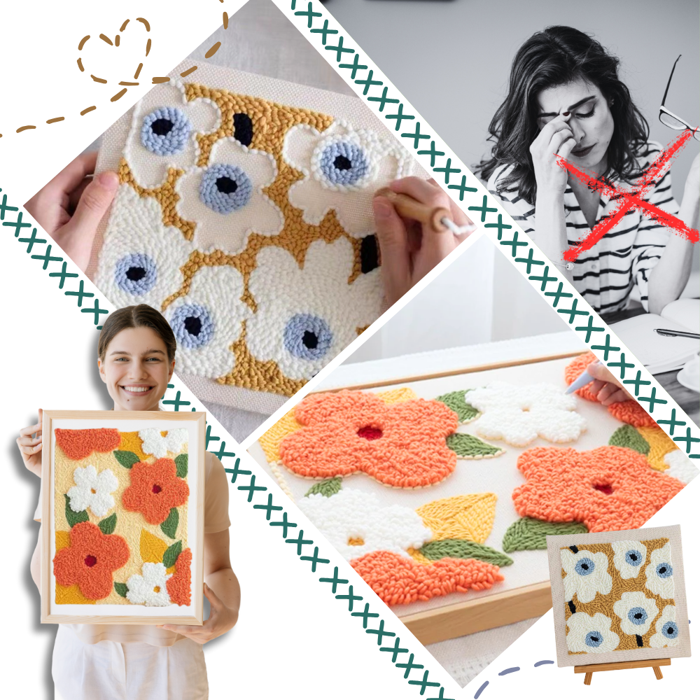 Kit de broderie thérapeutique - Ozerty