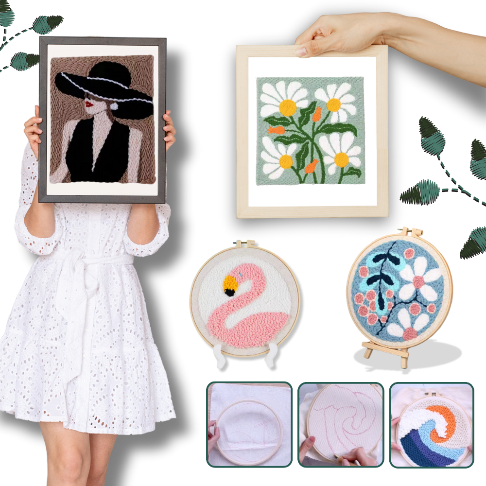 Kit de broderie thérapeutique - Ozerty