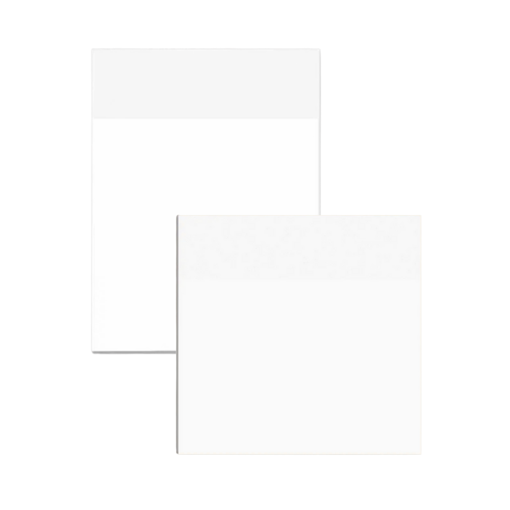 Notes autocollantes transparentes imperméables -L + M - Ozerty