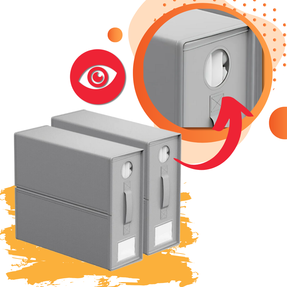 Organisateur cubique à fenêtre transparente - Ozerty