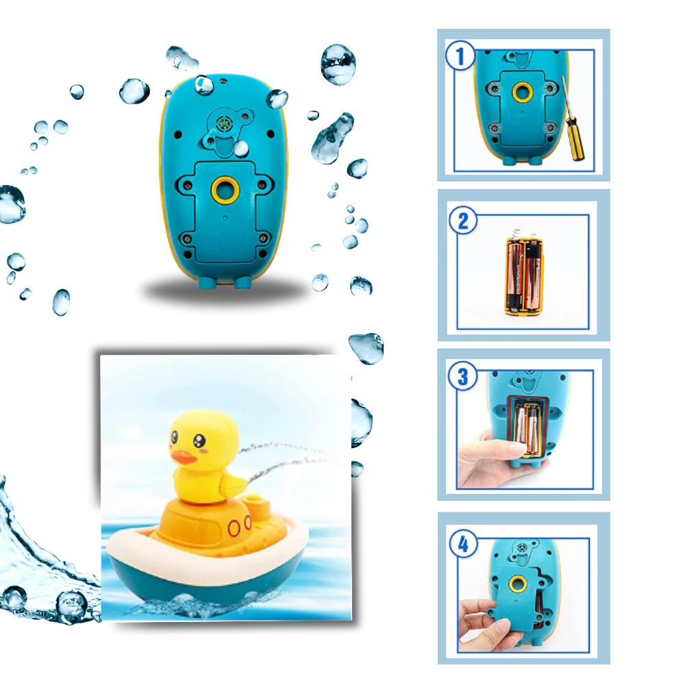 Jouets de bain canards et douche
 - Ozerty
