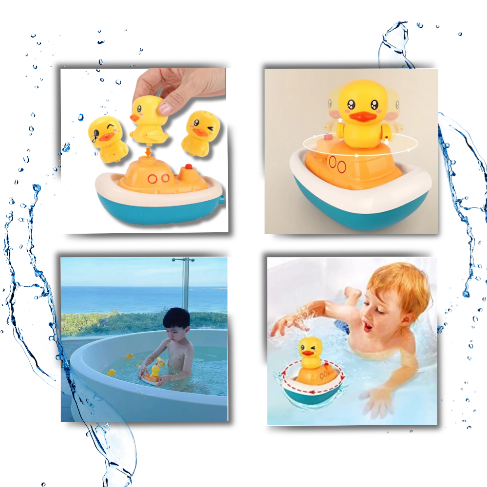 Jouets de bain canards et douche
 - Ozerty