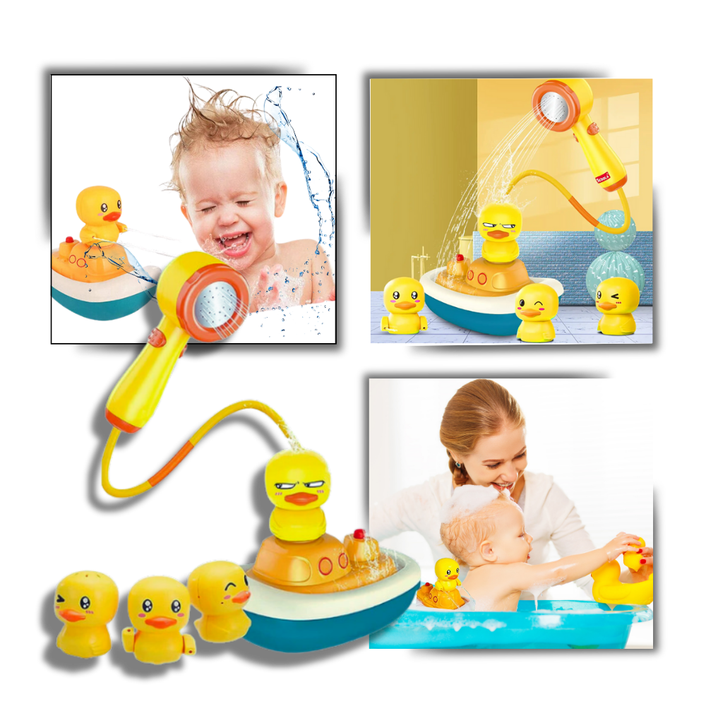 Jouets de bain canards et douche
 - Ozerty