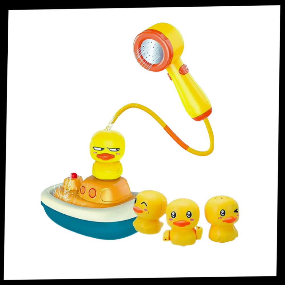 Jouets de bain canards et douche
 - Ozerty