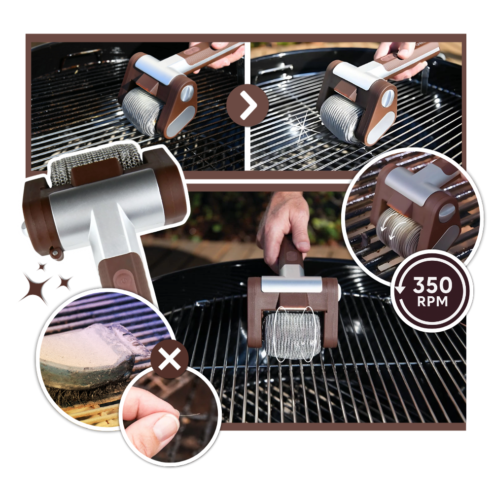 Brosse nettoyante électrique pour Barbecue - Ozerty