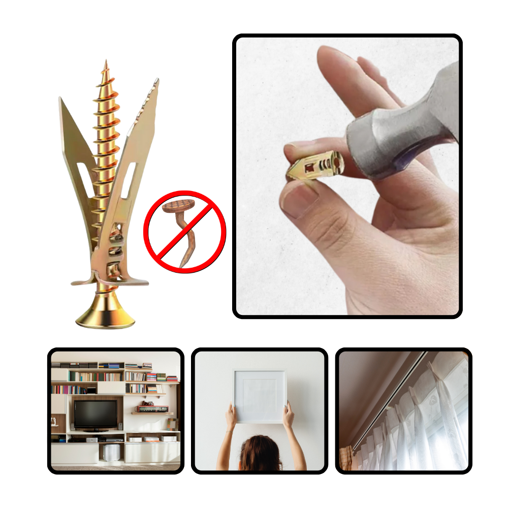 Kit de fixation mural 18 pièces - Ozerty