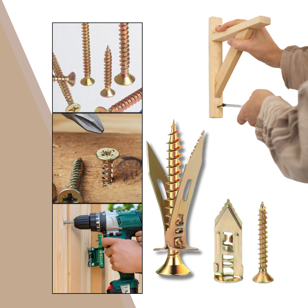 Kit de fixation mural 18 pièces - Ozerty