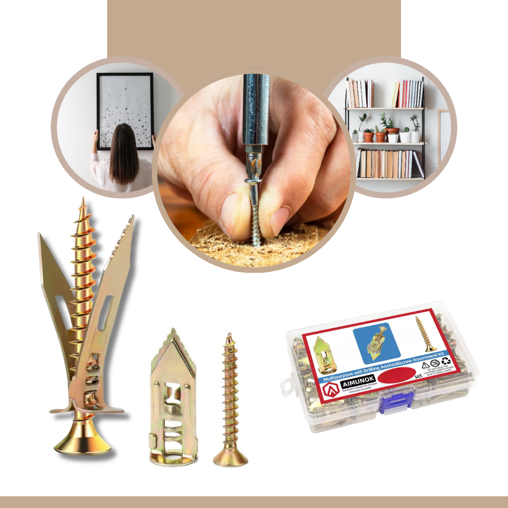 Kit de fixation mural 18 pièces - Ozerty