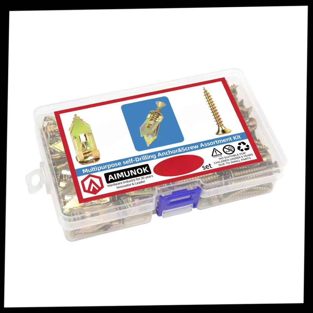 Kit de fixation mural 18 pièces - Ozerty