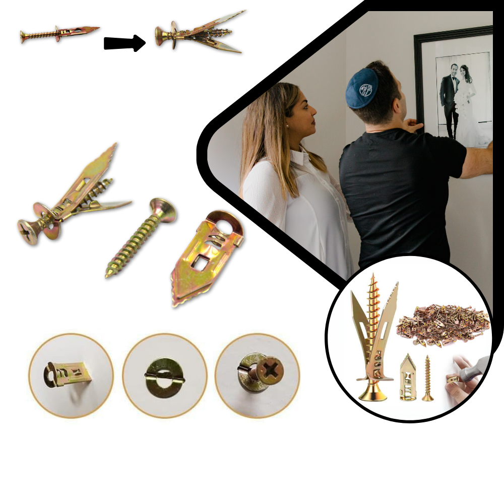 Kit de fixation mural 18 pièces - Ozerty