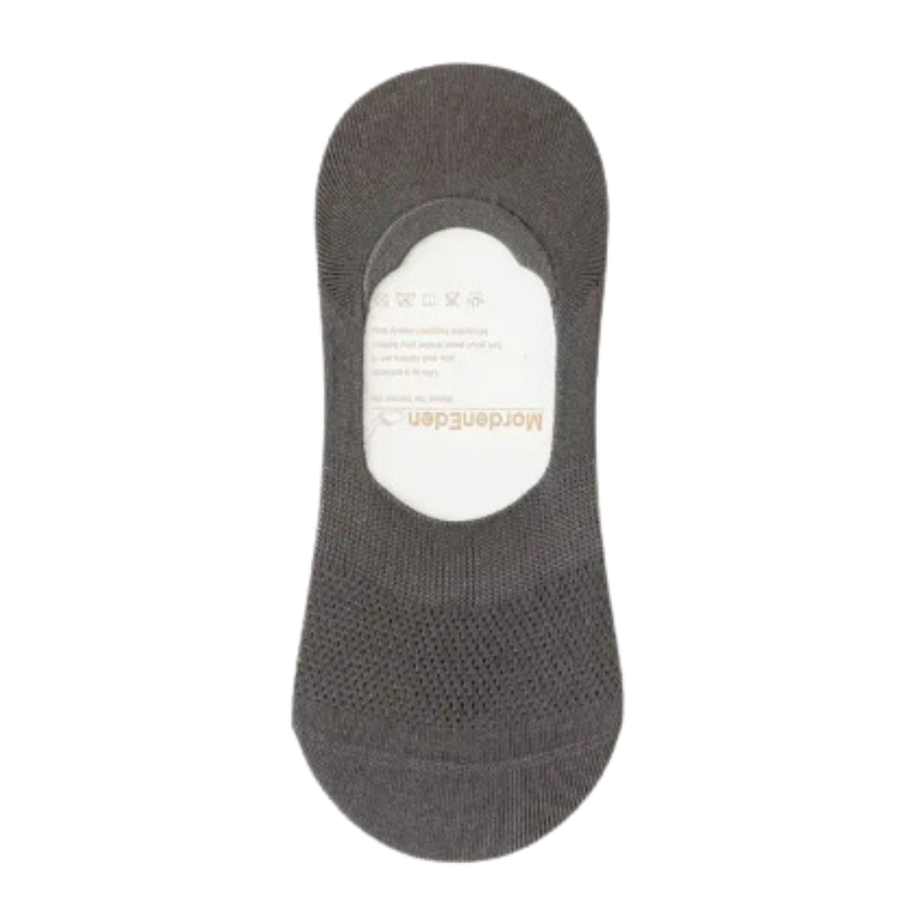 Soquettes invisibles ultra-confortables pour homme
 -Gris foncé/EU39-43/US5-9/UK4-8 - Ozerty