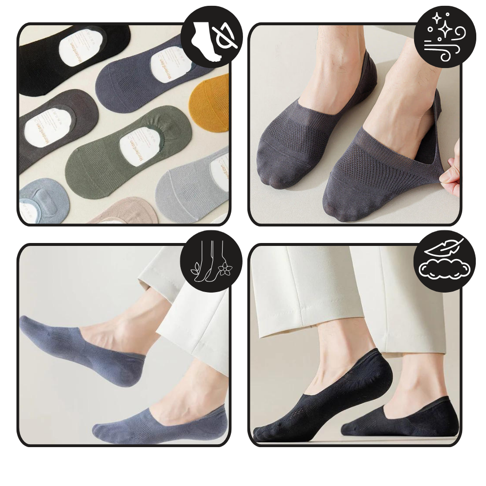 Soquettes invisibles ultra-confortables pour homme
 - Ozerty