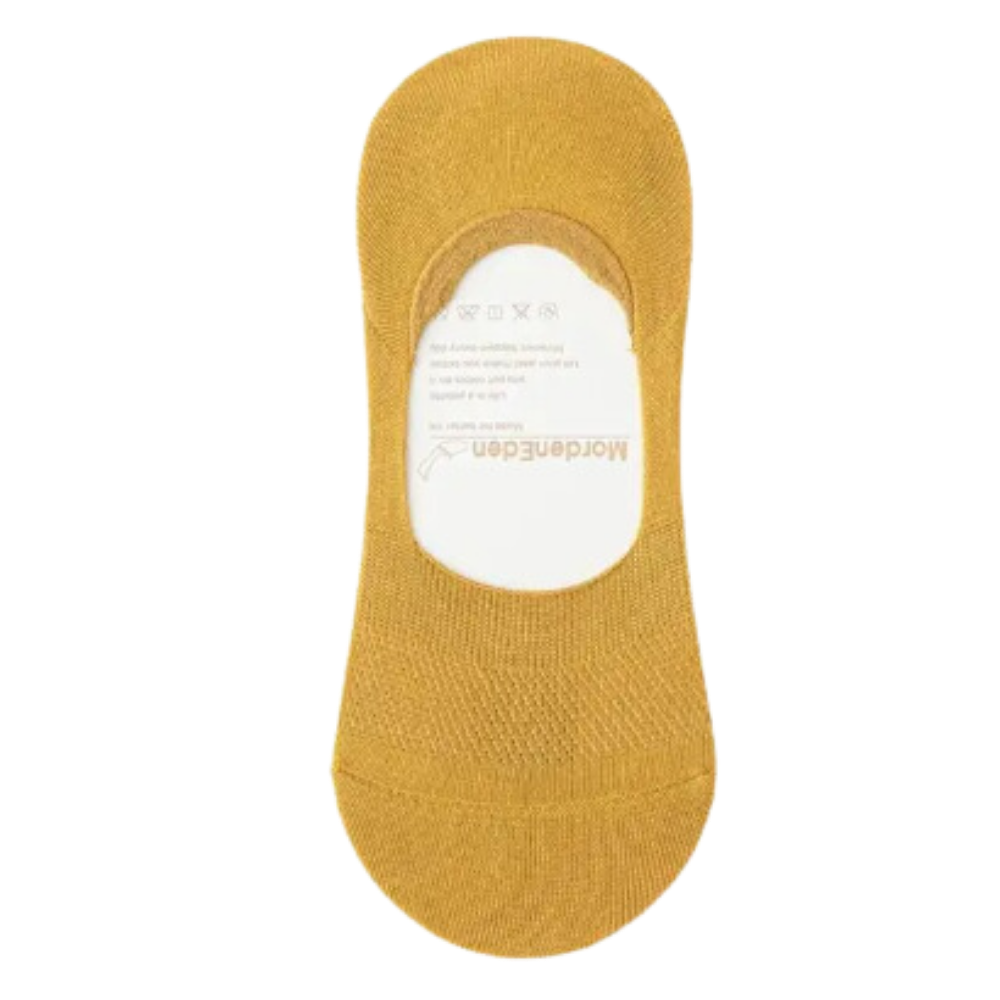 Soquettes invisibles ultra-confortables pour homme
 -Jaune/EU39-43/US5-9/UK4-8 - Ozerty