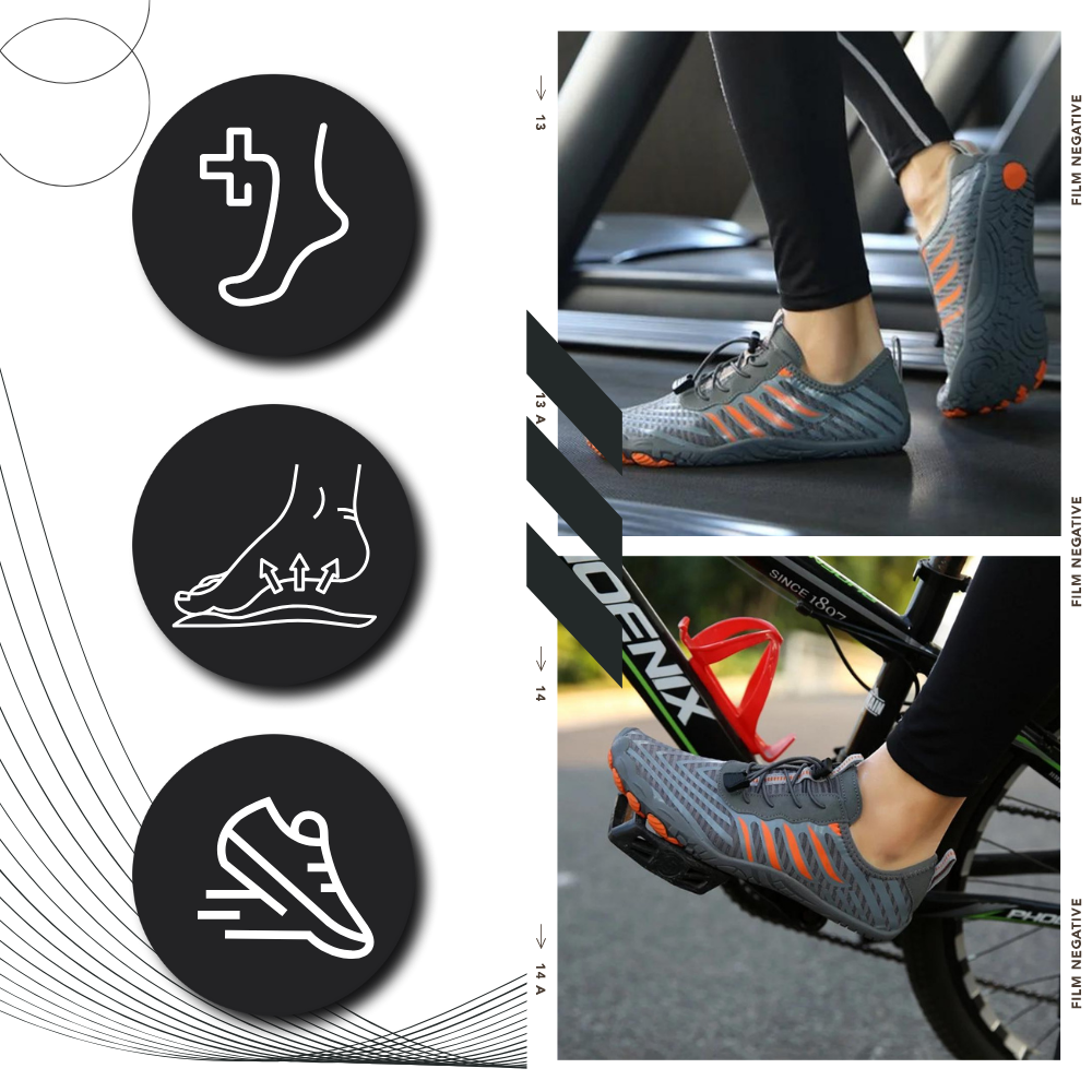 Chaussures orthopédiques ultra-minces à sensation pieds nus - Ozerty