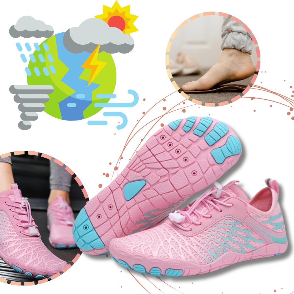 Baskets orthopédiques ultra fines à sensation pieds nus - Ozerty