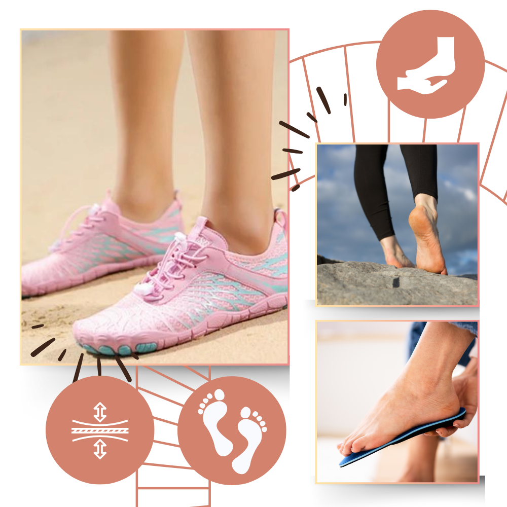 Baskets orthopédiques ultra fines à sensation pieds nus - Ozerty