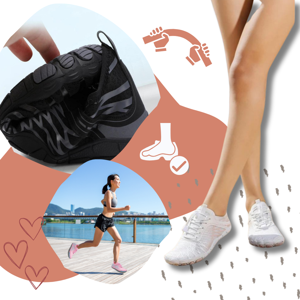 Baskets orthopédiques ultra fines à sensation pieds nus - Ozerty