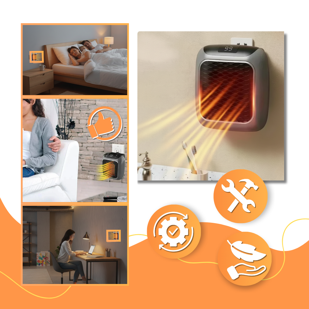 Radiateur électrique intelligent ultra-fin - Ozerty