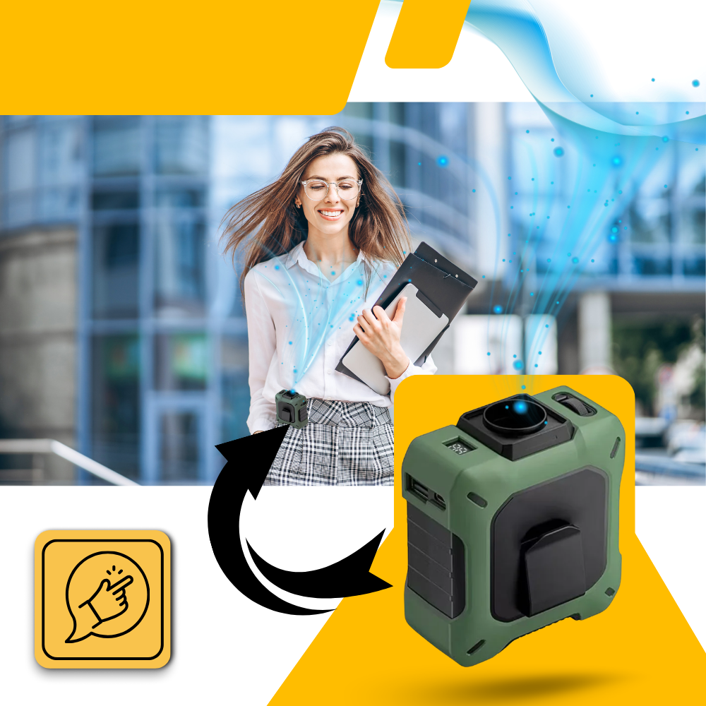 Ventilateur compact de ceinture - Ozerty