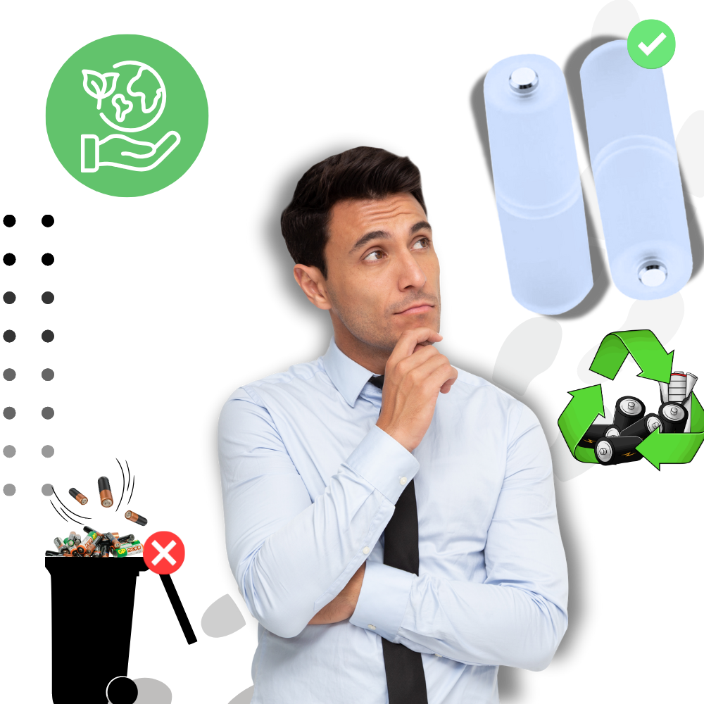 Convertisseur universel de piles AAA à AA - Ozerty