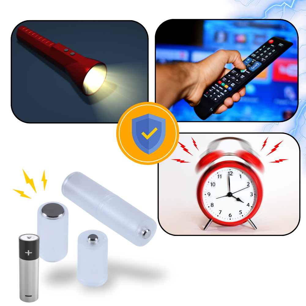 Convertisseur universel de piles AAA à AA - Ozerty