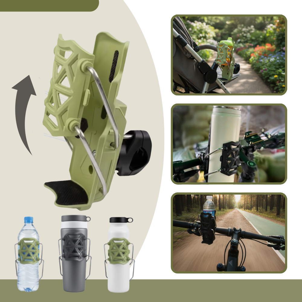 Porte-gobelet universel pour guidon de vélo et moto - Ozerty