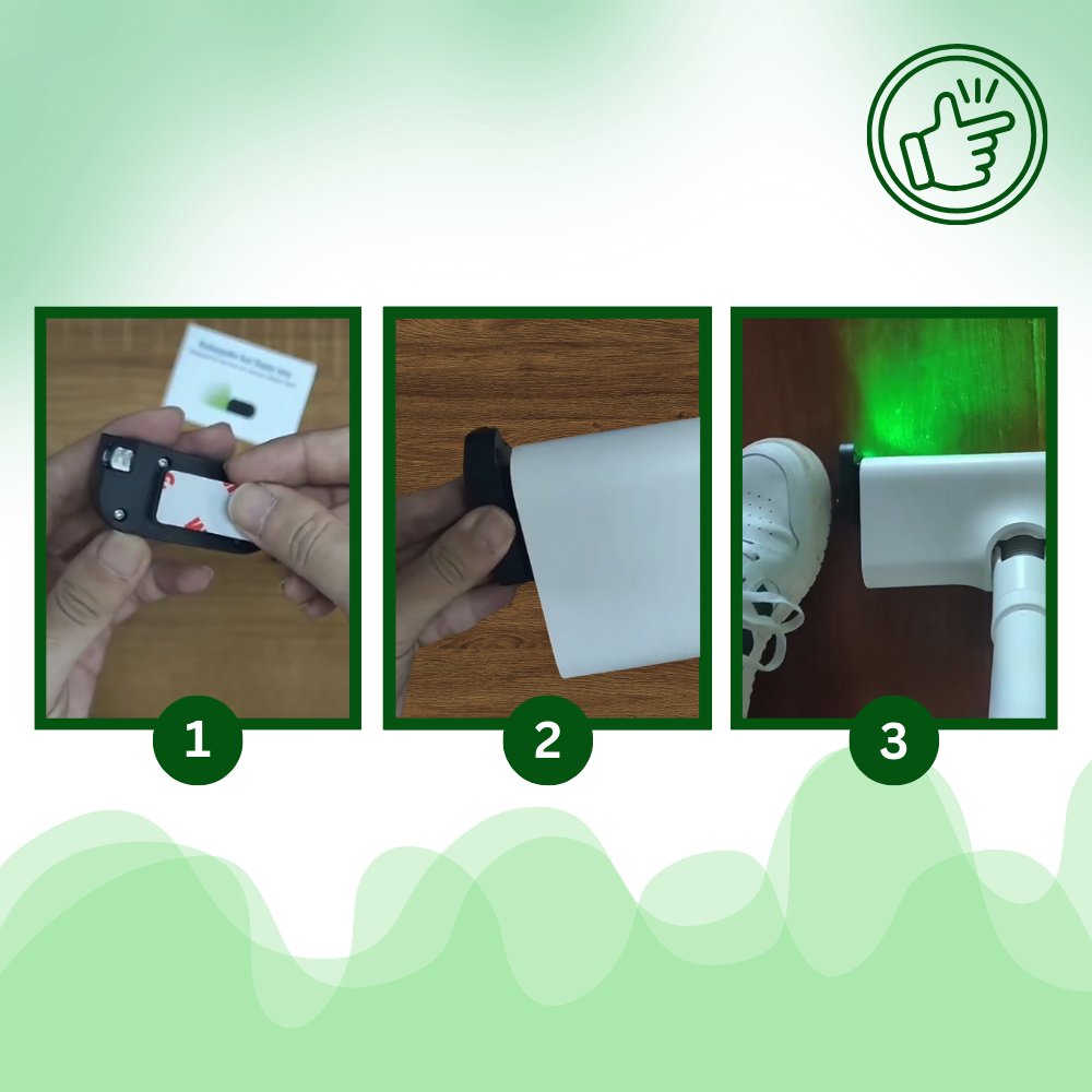 Lumière universelle de détection de la poussière - Ozerty